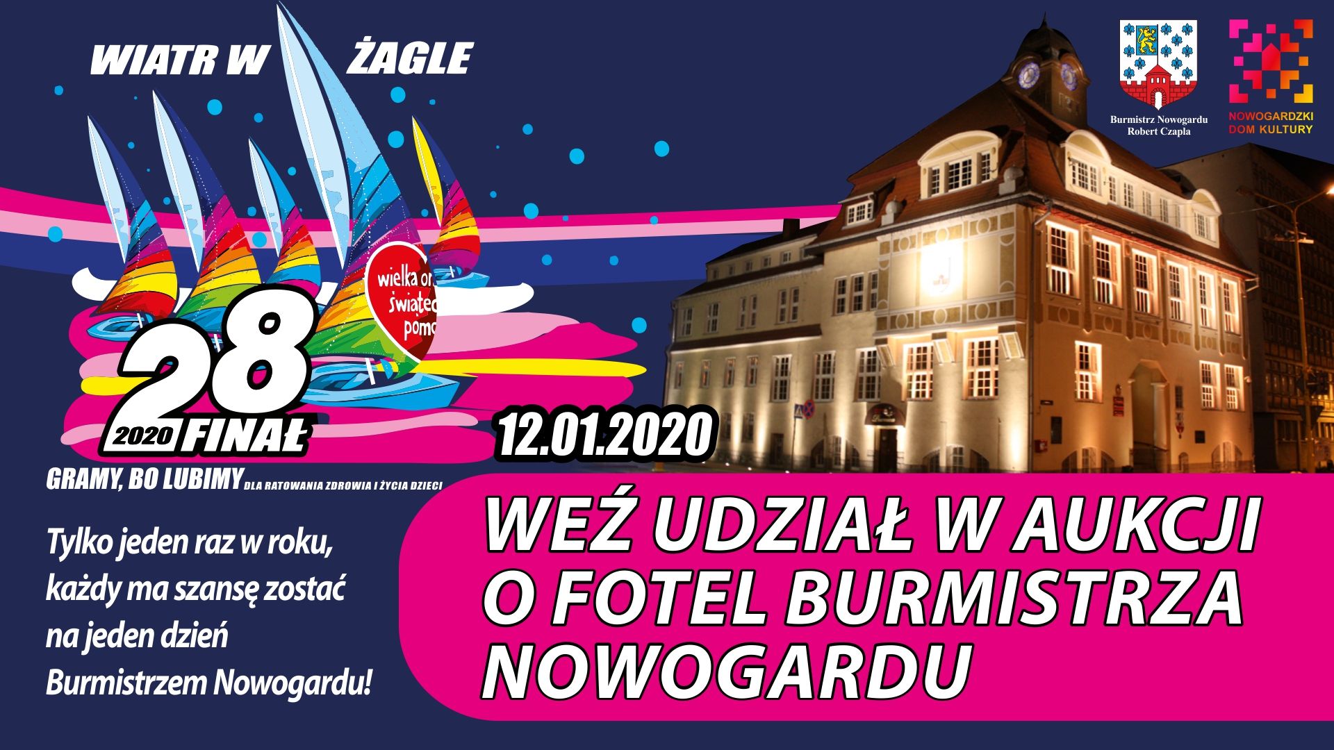 WOŚP 2020 | POCZUJ SIĘ JAK BURMISTRZ!